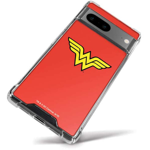 DC Comics Wonder Woman Classic Logo Google Pixel 8a Clear Case